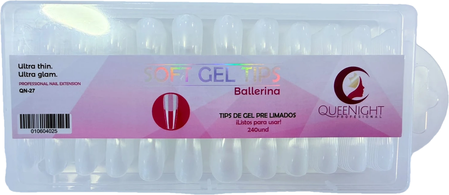 Soft Gel Tips Prelimados 240 und